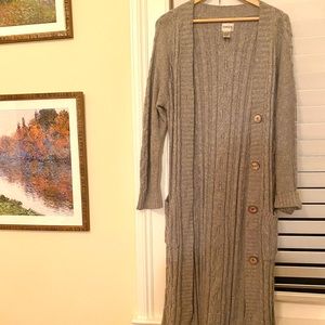 Long grey Cardigan